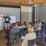 Jason Bond presenting his workshop.